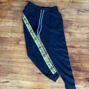 Hang Loose Hut Alpha Phi (APHI) Off-White Sweatpants